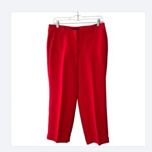 Talbots Classic Size 6 Red Hampshire Straight Leg Pant